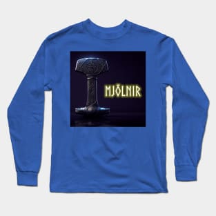 Mighty Mjolnir Thor Hammer Norse Long Sleeve T-Shirt